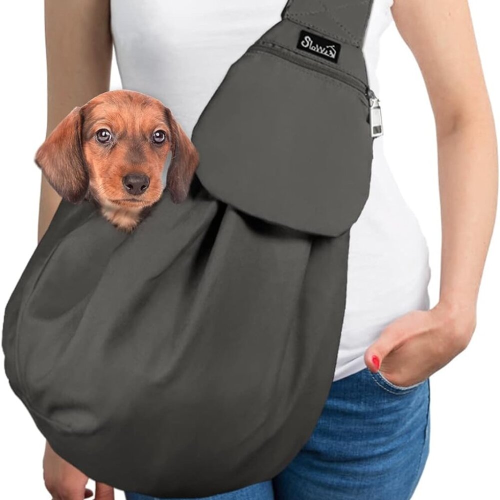 Dog Carrier Sling bag, Thick Padded Adjustable Shoulder for cat puppy small pets